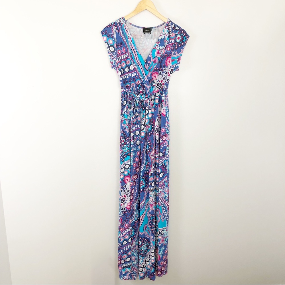 ASOS Maternity Faux Wrap Maxi Dress - Picture 2 of 8
